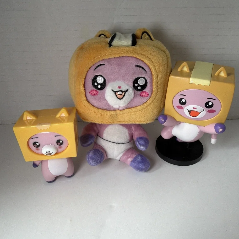 LankyBox Toys Lot of 26 Foxy, Ghosty, Sticky & Canny, Pop It YouTube Merch